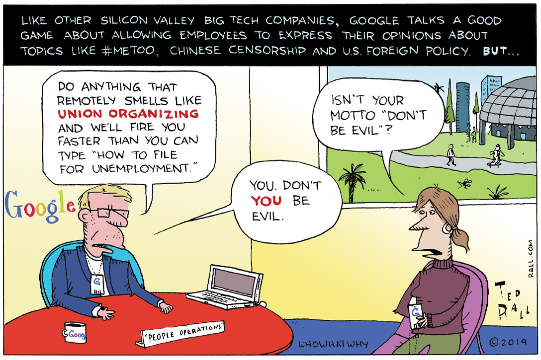 Google to Employees: Don't Be Evil to Us